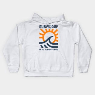 Surfing Summer Holiday T-Shirt Kids Hoodie